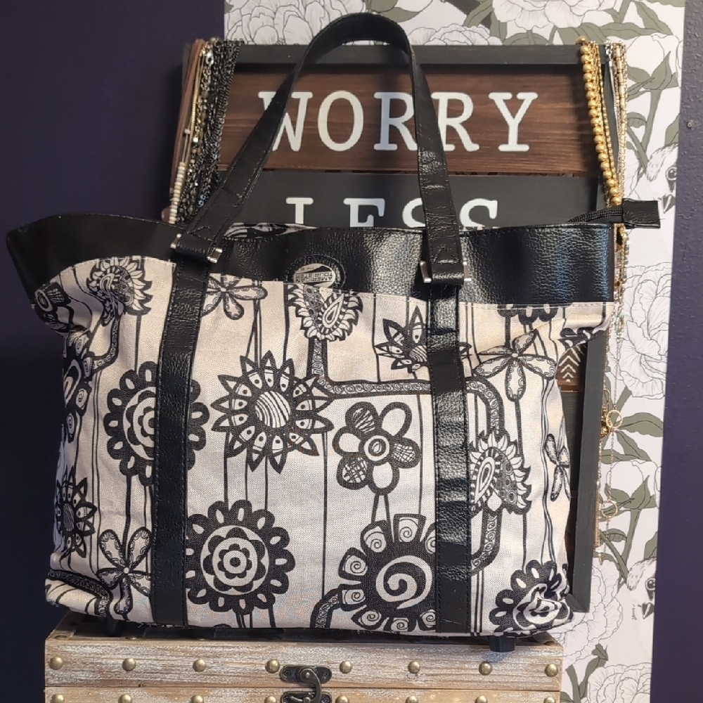 Paisley Print & Purple Liner Travel Bag By American Tourister